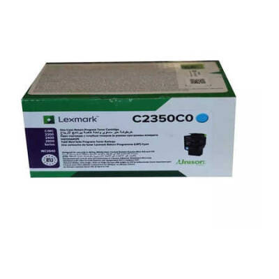 Lexmark C2425-C2350C0 Mavi Orjinal Toner - 1
