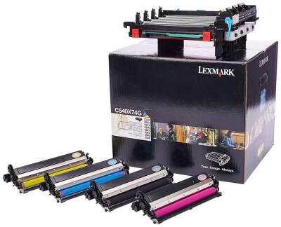 Lexmark C540-C540X74G Siyah Ve Renkli Orjinal Drum Kiti - 1