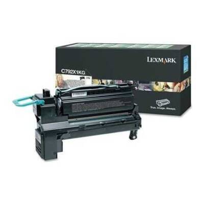 Lexmark C792-C792X1KG Siyah Orjinal Toner Yüksek Kapasiteli - 1