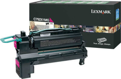 Lexmark C792-C792X1MG Kırmızı Orjinal Toner Yüksek Kapasiteli - 1