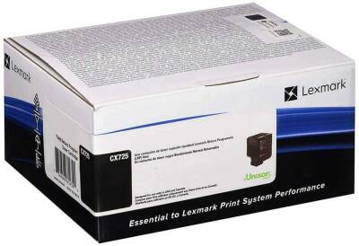 Lexmark CX725-84C5HK0 Siyah Orjinal Toner Yüksek Kapasiteli - 1