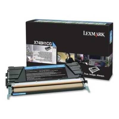 Lexmark X748-X748H1CG Mavi Orjinal Toner Yüksek Kapasiteli - 1