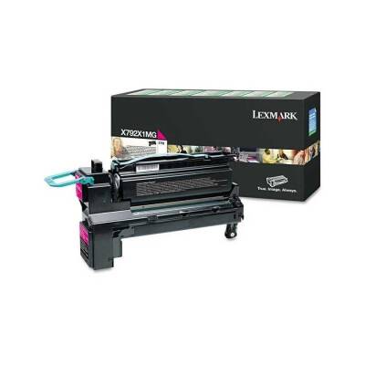 Lexmark X792-X792X1MG Kırmızı Orjinal Toner Yüksek Kapasiteli - 1