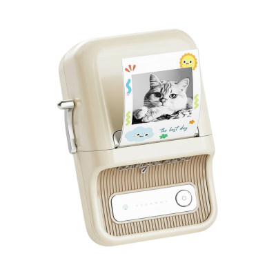 Niimbot B21 PRO Krem Termal Etiket Yazıcı (300 DPI) - 1