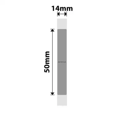 Niimbot ES14x50 mm 125 Adet Mat Gümüş Renkli Etiket (B18/N1) - 2