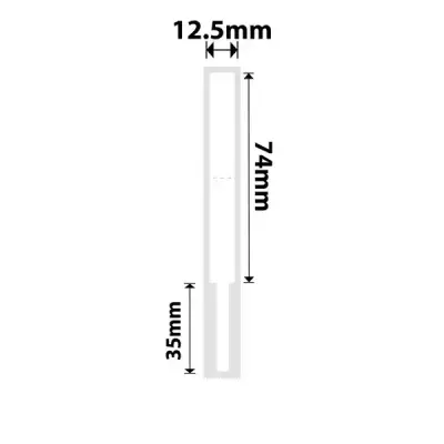 Niimbot EW12.5x74+35mm 60 Adet Beyaz Kablo Etiketi (B18/N1) - 2
