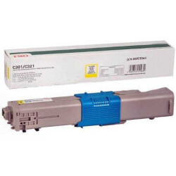 Oki C301-44973541 Sarı Orjinal Toner - Oki