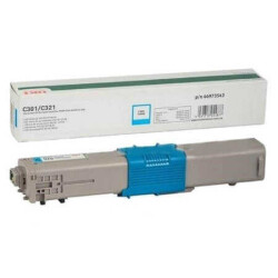 Oki C301-44973543 Mavi Orjinal Toner - Oki