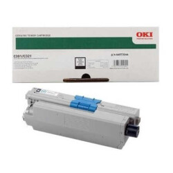 Oki C301-44973544 Siyah Orjinal Toner - Oki