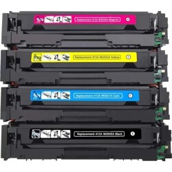 HP 415A W2033A Muadil Toner Seti Tüm Renkler ÇİPLİ - 2