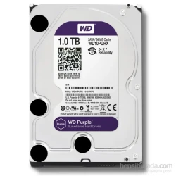 WD 1TB Purple 3.5” Güvenlik HDD – SATA3, 5400RPM, 64MB, WD10PURZ (3 Yıl Garanti) - Western Digital (WD)